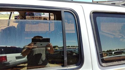 1991-1997 Ford Explorer Driver Left Rear Vent Window Back Door Glass With Frame