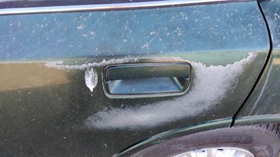 1991-1999 Olds 88 Driver Left Rear Outside Door Handle Oem Back Green