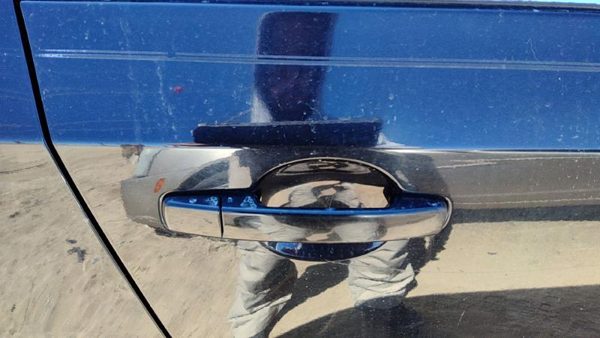 07-12 Nissan Sentra Passenger Right Rear Outside Door Handle Oem Back Black Kh3 — photo 2