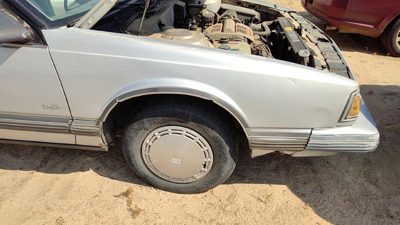 1986-1991 Olds 88 Passenger Right Front Fender Oem Gray 25532744