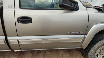 2002 Chevy Silverado 2500 Front Door RH Pewter 11U