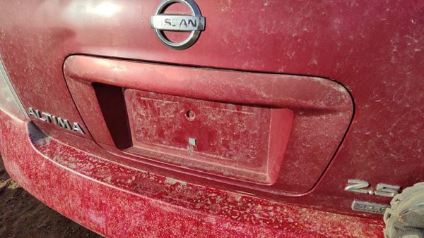 2005-2006 Nissan Altima License Plate Trim Surround Panel Oem Tail Trunk Finish — photo 4