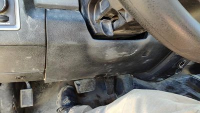 15-18 Dodge Ram 4500 Lower Dash Under Column Knee Bolster Trim Panel Oem Gray X8