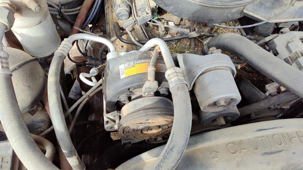 1988-1994 Chevy S10 Pickup Mount Bracket Set For Ac Compressor Oem 4.3L — photo 2
