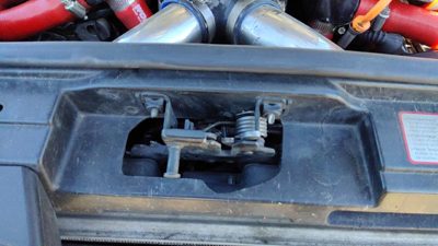 2000-2004 Audi A6 Hood Latch Assembly With Bracket Oem 4B0805588N