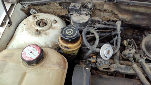 2000 01 Focus Station Wagon Power Steering Fluid Remote Reservoir Tank 2.0L Dohc — photo 3