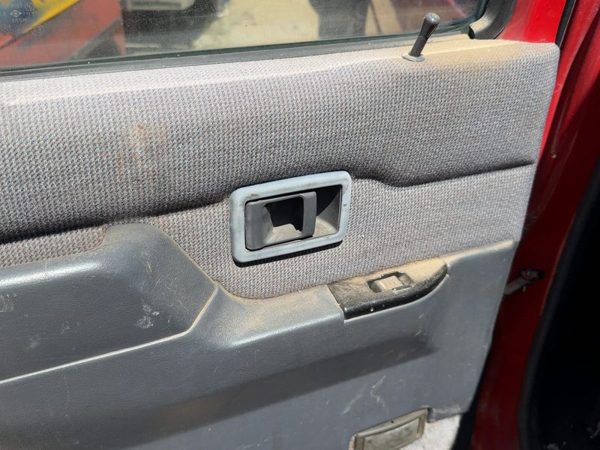 1994 Nissan Pathfinder Driver Left Rear Door Trim Panel With Switches Back Gray — photo 6