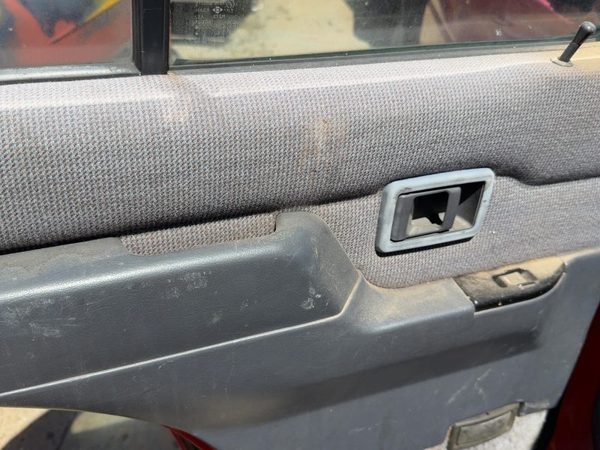 1994 Nissan Pathfinder Driver Left Rear Door Trim Panel With Switches Back Gray — photo 7