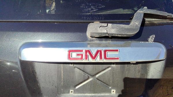 2007-2012 Gmc Acadia License Plate Trim Surround Panel Oem Tail Trunk Finish — photo 1