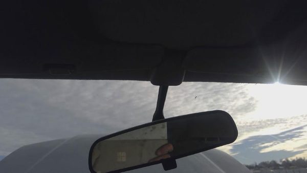 96-00 Honda Civic Inside Rear View Mirror Oem Windshield Mounted — photo 2