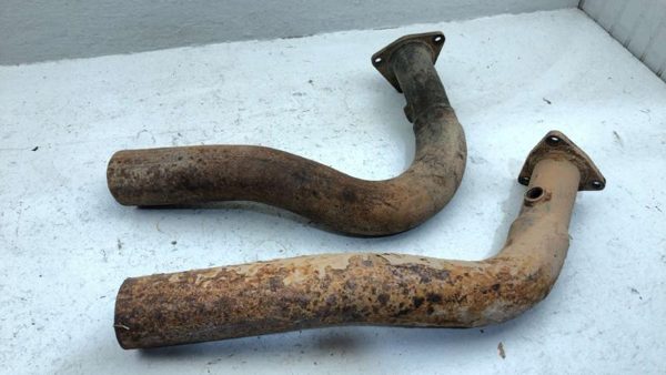 2012 Ford F150 5.0L Exhaust Manifold Flange Stub Down Pipe Set Oem Coyote Swap — photo 4
