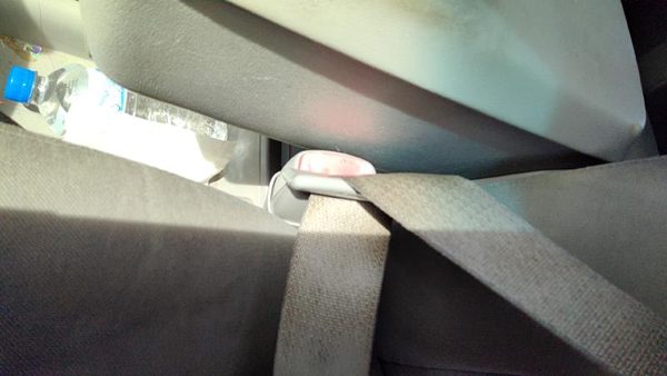 2007-2009 Chevy Equinox Driver Left Front Seat Belt Buckle Receiver Oem Gray 14B — photo 4