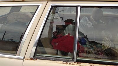 79-85 Mercedes 300Td Passenger Right Rear Vent Window Back Door Glass With Frame