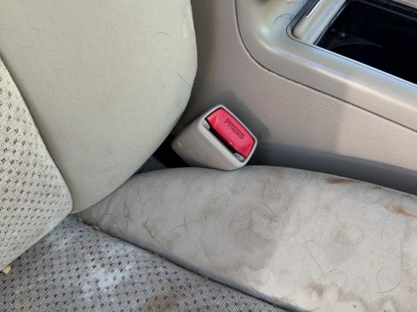 06-09 Legacy Outback Passenger Right Front Seat Belt Buckle Receiver Taupe Tau — photo 2