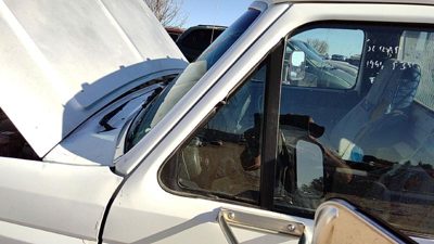 1992-97 Ford F350 Driver Left Front Vent Window Small Door Glass With Frame Oem