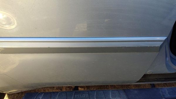 09 Honda Pilot Passenger Right Rear Moulding From Door Back Trim Strip Silver Si — photo 4