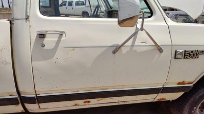 1984 Dodge Ram Front Door RH White