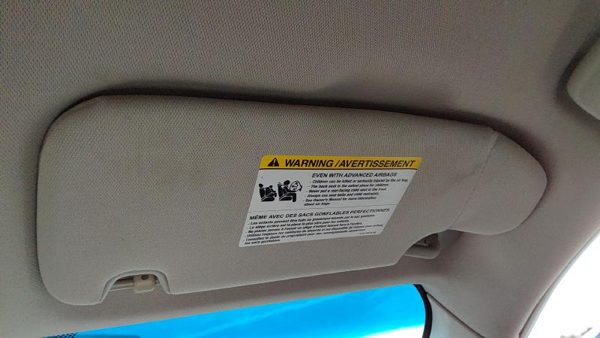 2007-2009 Lincoln Mkz Passenger Right Sun Visor Oem 8H6z5404104aa — photo 1