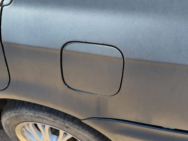 1996-2000 Honda Civic Fuel Tank Door With Hinge Gas Lid Oem Filler Blue B-73M — photo 3