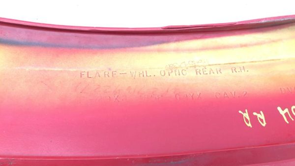 1989-1993 Pontiac Grand Prix Passenger Right Rear Wheel Flare Moulding Back Oem — photo 16