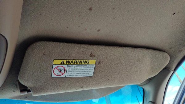 1998-1999 Lincoln Navigator Passenger Right Sun Visor Oem Tan Kx — photo 1