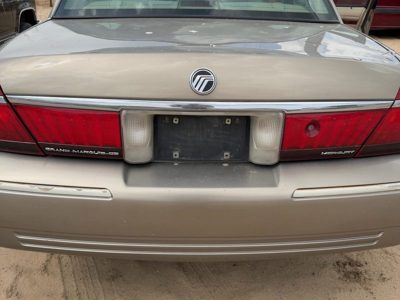 02 Mercury Grand Marquis License Plate Trim Surround Panel Oem Tail Trunk Finish