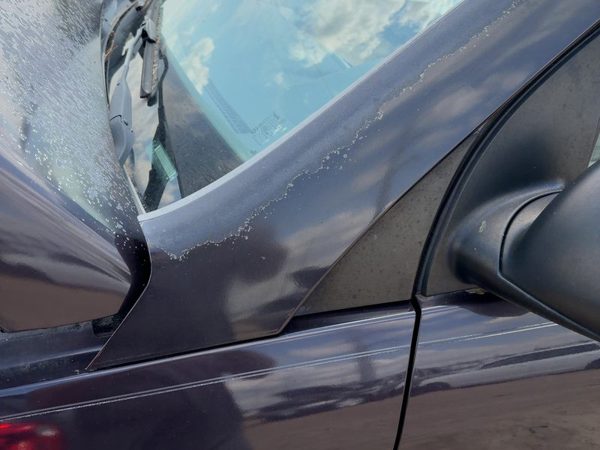 05-09 Chevy Equinox Driver Left Upper A-Pillar Trim Panel Light Gray OEM — photo 6