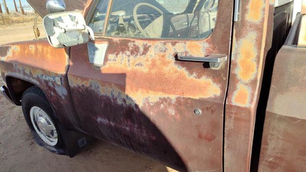 1983 GMC Sierra Front Door LH Brown — photo 5