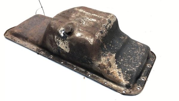 70-71 Nissan 240Z Engine Oil Pan With Good Drain Plug Bolts Hardware Pickup Tube — photo 4