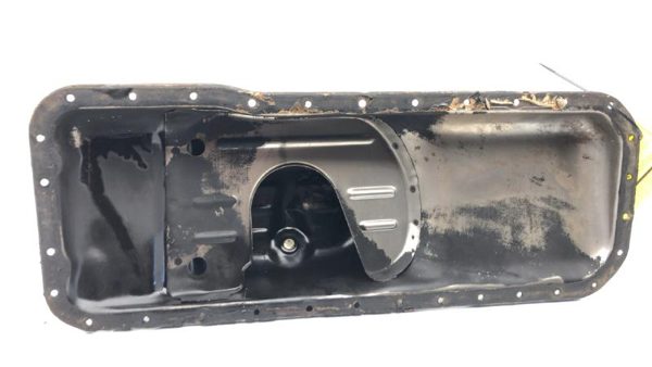 70-71 Nissan 240Z Engine Oil Pan With Good Drain Plug Bolts Hardware Pickup Tube — photo 7