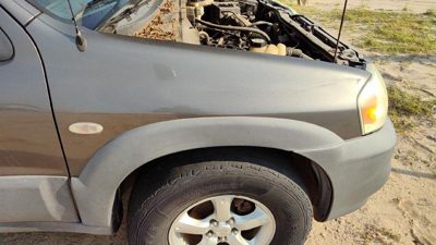 2005 Mazda Tribute Fender RH Gray Cx Dent