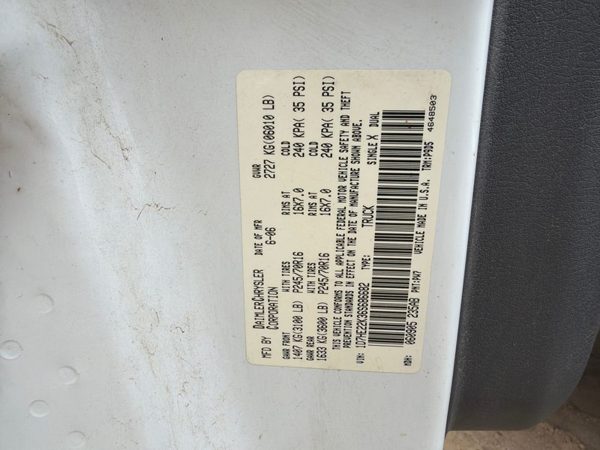 06-10 Dodge Dakota Driver Left Rear Brake Backing Plate Assembly Oem 4X2 — photo 4