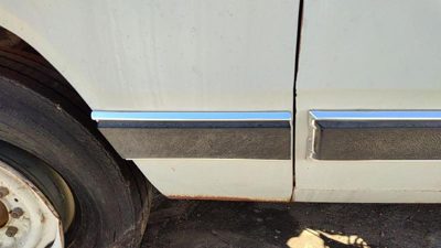 1981-1993 Dodge D350 Driver Left Moulding From Fender Oem Trim Strip