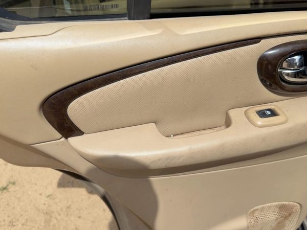 04-05 Buick Rainier Driver Left Rear Door Trim Panel With Switches Back Tan 332 — photo 6