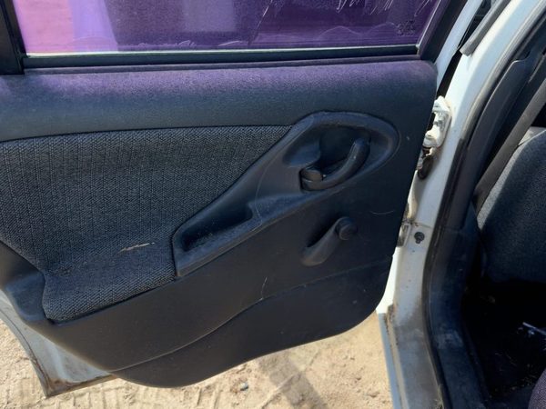 99-02 Chevy Cavalier Driver Left Rear Door Trim Panel Manual Back Graphite 12C — photo 6
