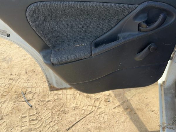 99-02 Chevy Cavalier Driver Left Rear Door Trim Panel Manual Back Graphite 12C — photo 7