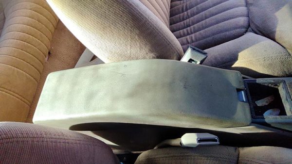 1992-1993 Grand Prix Center Console Lid Only Oem Arm Rest Fold Down Tan 2 Door — photo 3