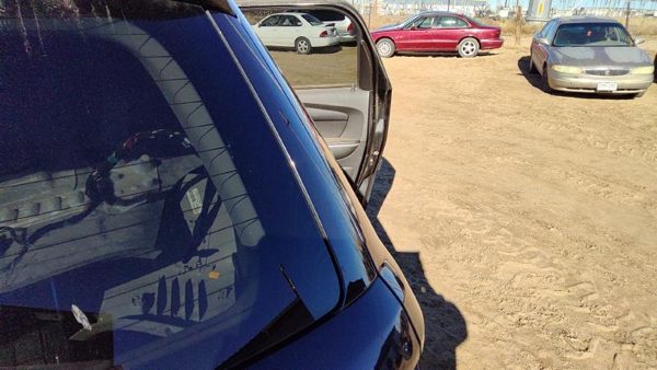 07-12 Gmc Acadia Passenger Right Rear Moulding On Quarter Panel 58U Carbon Black — photo 4