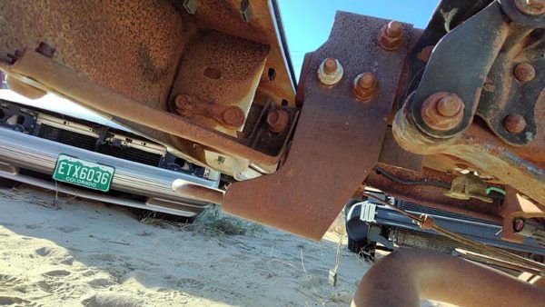 1998-2011 Ford Ranger Rear Tow Hook With Mount Bracket Oem — photo 3