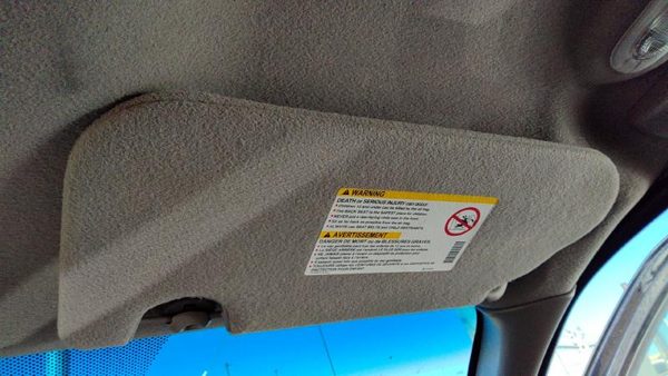 2002-2004 Chevy Trail Blazer Passenger Right Sun Visor Oem Gray 95D 15194837 — photo 1