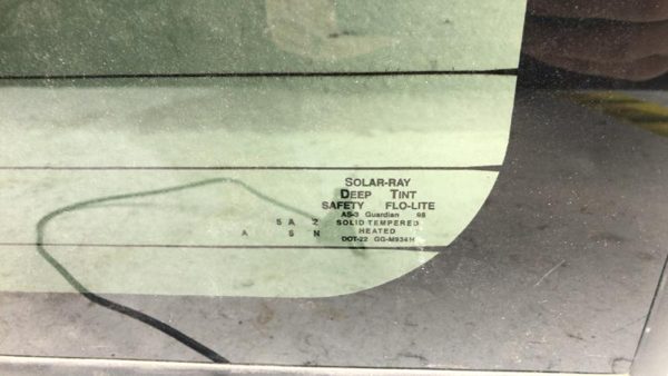 1995-2000 Gmc Yukon Driver Left Rear Back Glass Window Oem Barn Door 15745305 — photo 7