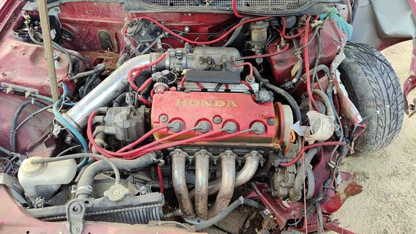 1996-2000 Honda Civic Hx D16Y5 1.6L Vtec-E Bare Engine Block Broke From Wreck — photo 2