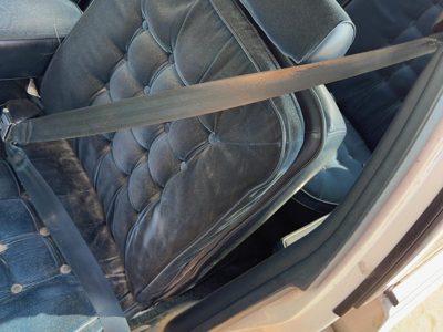1986 Oldsmobile 98 Driver Left Front Seat Belt Retractor Oem Shoulder Blue