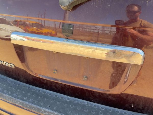 2004-2005 Dodge Durango License Plate Trim Surround Panel Oem Tail Trunk Finish — photo 2