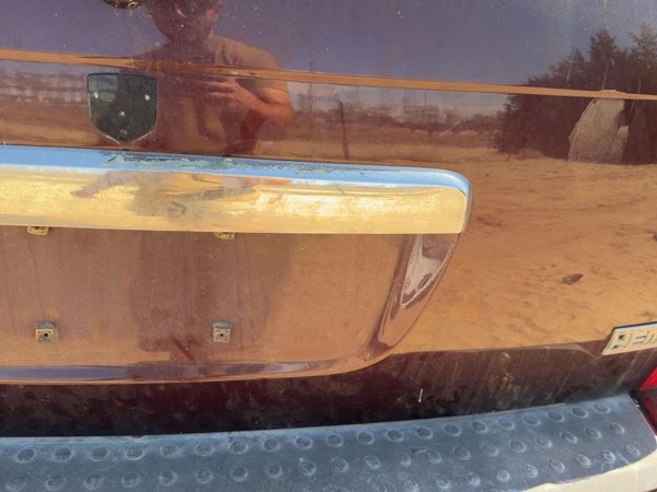 2004-2005 Dodge Durango License Plate Trim Surround Panel Oem Tail Trunk Finish — photo 3