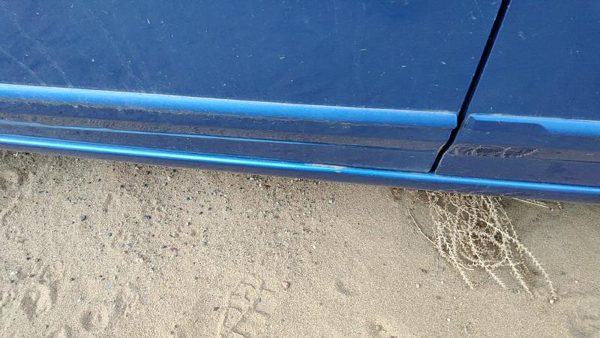 2008-2014 Dodge Avenger Driver Left Front Moulding From Door Trim Strip Blue Pbd — photo 2