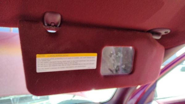 1995-1999 Chevy Lumina Passenger Right Sun Visor Oem Red — photo 4
