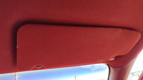 1995-1999 Chevy Lumina Passenger Right Sun Visor Oem Red — photo 1