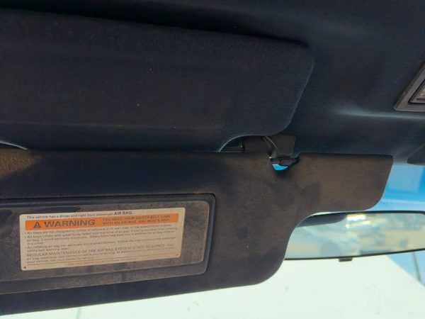 1990-1997 Lincoln Town Car Driver Left Sun Visor Oem Blue Dp — photo 7