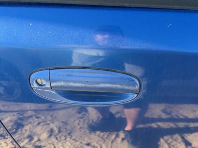 2004-2011 Chevy Aveo Passenger Right Front Outside Door Handle Oem Blue 33U